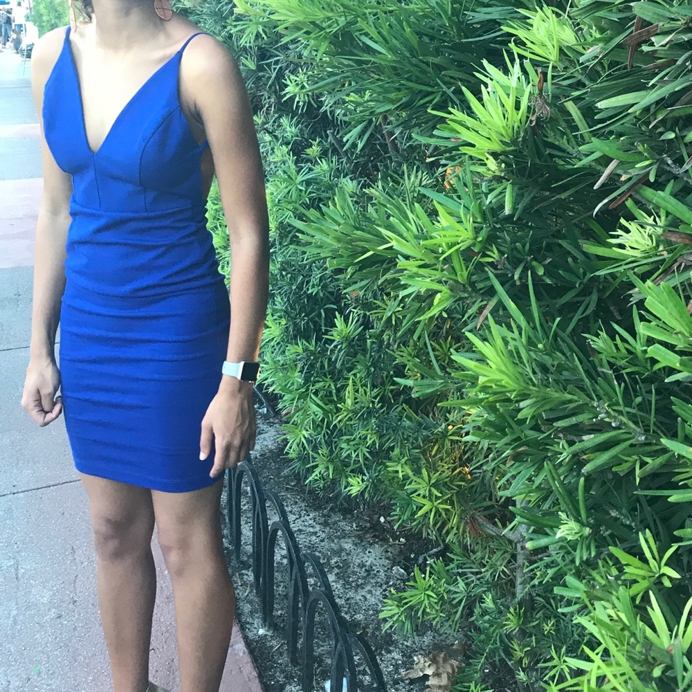 Blue Bodycon dress